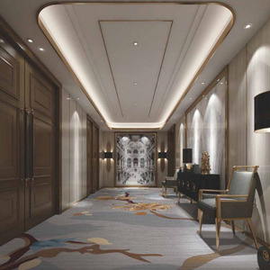 Alfombras de hotel con mechones de lujo Patrón personalizado Pasillo Alfombra de pasillo para sala de estar y dormitorio para vestíbulo de hotel - Product Image 5