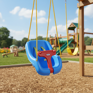 Imbracatura Oscillante 2-in-1 Blu con Guinzaglio, Sicura per Interni ed Esterni, Casa, Giardino, Scuola, Asilo, Casetta dei Giochi, Modello in Plastica - Product Image 3