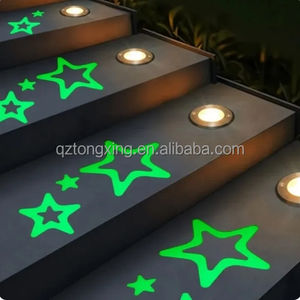 4 ساعات الأغطية المضيئة توهج في الظلام الفينيل فيلم فوتولومينيسنت عالية الكثافة الملونة علامات تحذير السلامة متوهجة - Product Image 4