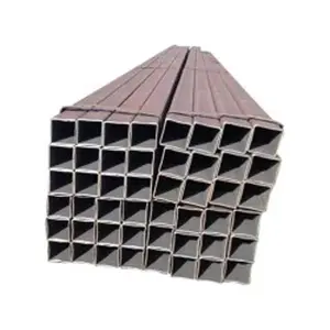 マイルドカーボン溶接金属Ms Erwブラックアイアン中空セクション長方形および正方形鋼管200x200亜鉛メッキ正方形チューブ