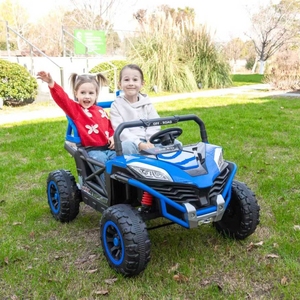 Auto Eléctrico Infantil de Alta Potencia con Dos Asientos, Tracción en las Cuatro Ruedas, Puede Transportar Bebés, Vehículo Eléctrico <span class=keywords><strong>para</strong></span> Niños - Product Image 6