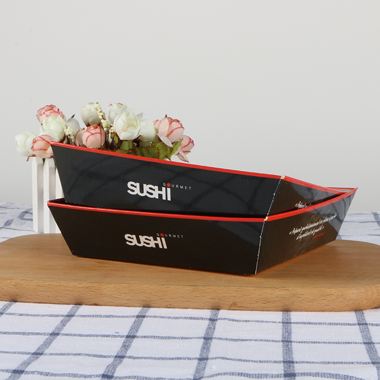 Custom Takeaway Packaging Sushi Tray Disposable Sushi Box