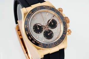 High-end Meteorite-patterned <b>Chronograph</b> Watch <b>Automatic</b> Mechanical Design Sporty case Stylish <b>Chronograph</b>. - Product Image 3