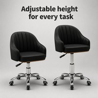 Chaise de bureau moderne multi-usage pour manucure et maquillage, chaise haute réglable en métal