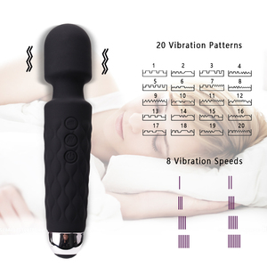 YAQU Vibrazioni a 20 frequenze a 8 velocità in Silicone ABS masturbatori vibratori vaginali multifrequenza modalità realistici vibratori giocattoli - Product Image 2