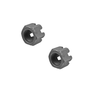 Écrous d'arbre d'entraînement hexagonaux fendus <span class=keywords><strong>et</strong></span> châteaux de qualité médicale <span class=keywords><strong>nickel</strong></span>és de haute qualité DIN935 - Product Image 3