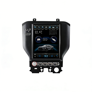 10.4 pouces Tesla Style Android Navigation pour <span class=keywords><strong>Ford</strong></span> <span class=keywords><strong>Mustang</strong></span> 2015-2020 voiture multimédia Radio stéréo lecteur sans fil CarPlay DSP 4G - Product Image 1