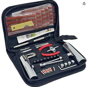 Kit de Reparación de Neumáticos Coleo, 61 Piezas, Bolsa de Tela, Portátil, para Coche, Motocicleta, Vehículo Eléctrico, Juego de Herramientas para Reparar Neumáticos sin Cámara - Product Image 2