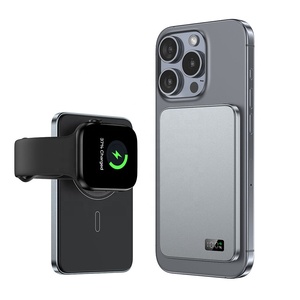 Chargeur sans fil 10000mah Type-c Charge rapide Mac 4 en 1 Banque d'alimentation magnétique Coffre-fort - Product Image 1
