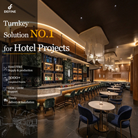 Solution clé en main pour hôtels : Ensemble de mobilier de restaurant moderne, tables et chaises pour hôtels et restaurants