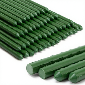 Garden Stakes Plastic Coated Steel Support Climbing Plants Tomato Stakes Gardening Supplies