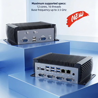 Mini PC Industrial Inyuda de Alta Calidad, CPU de 3.ª a 12.ª Generación, 8GB, 128GB SSD, Panel PC sin Ventilador, Personalización Disponible