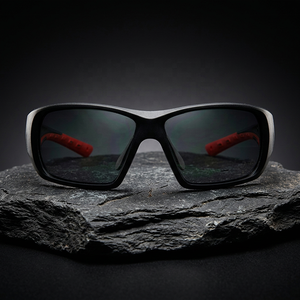Premium Matte PC Frame Safety <b>Glasses</b> CE EN166 Two-Piece Polarized <b>Lens</b> Anti-Glare UV Blocking Construction Wholesale OEM - Product Image 1
