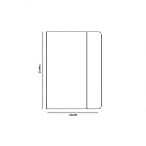 Carnet de notes personnalisé en cuir PU relié avec couverture rigide A5 avec 60 feuilles de papier beige pour une utilisation promotionnelle - Product Image 2