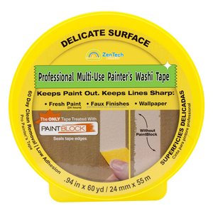 Cinta de Papel Adhesiva Amarilla para Pintores de Interiores Jinghe 575, Resistente a los Rayos UV, Autoadhesiva, 25 m de Longitud, 48 mm de Ancho, <span class=keywords><strong>Precio</strong></span> de Fábrica - Product Image 4