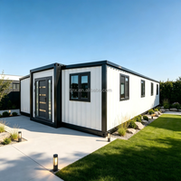 Maison modulaire pliable résistante aux ouragans, 2, 3 ou 4 chambres, maisons préfabriquées en conteneurs, conteneurs extensibles de 20 pieds et 40 pieds