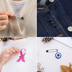 Mode 300 teile/satz Silber Sicherheits nadeln Set Zubehör Kleidung Brosche Schnalle Pin Multi Size Sicherheits nadel - Product Image 6