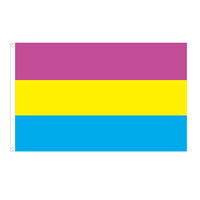 Durable 100% Polyester LGBTQ Pride Flying Colorful Rainbow Gay Red Black Green Flag