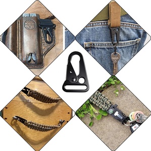 Mousquetons métalliques premium HK pour sangles d'appareil photo, porte-clés, accessoires de sac, boucles de sangle à dégagement rapide, fournitures de quincaillerie EDC - Product Image 4
