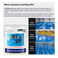 Peinture époxy bicomposante pour sols en béton industriels, fabriquée en Chine