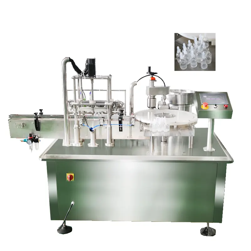 Eye Drop Filling Machine Capping Machine High Speed Automatic Small Bottle Essential Oil Eye Drop Bottle Filling Lin