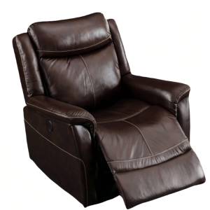 Kimo Elektrische Single <span class=keywords><strong>Sofa</strong></span> Modern Design Lederen Of Echt Lederen Vrijetijdsstoel Met Uitschuifbare Fauteuil Voor Thuis Balkon Gebruik - Product Image 2