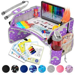 Échantillon gratuit Table de jeu portable pour bébé, plateau de voyage pour enfants, siège auto pour tout-petit, rangement pour voyage en voiture, avion, poussette - Product Image 6