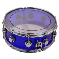 Cozy Portable Multi-color Percussion 14 X 5.5 Acrylic Snare Drum with Double Oil Drum Heads Professional