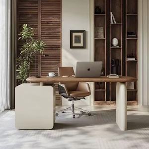 Muebles de oficina convertibles administrativos modernos Escritorio de computadora duradero para que los gerentes se ensamblen fácilmente - Product Image 6