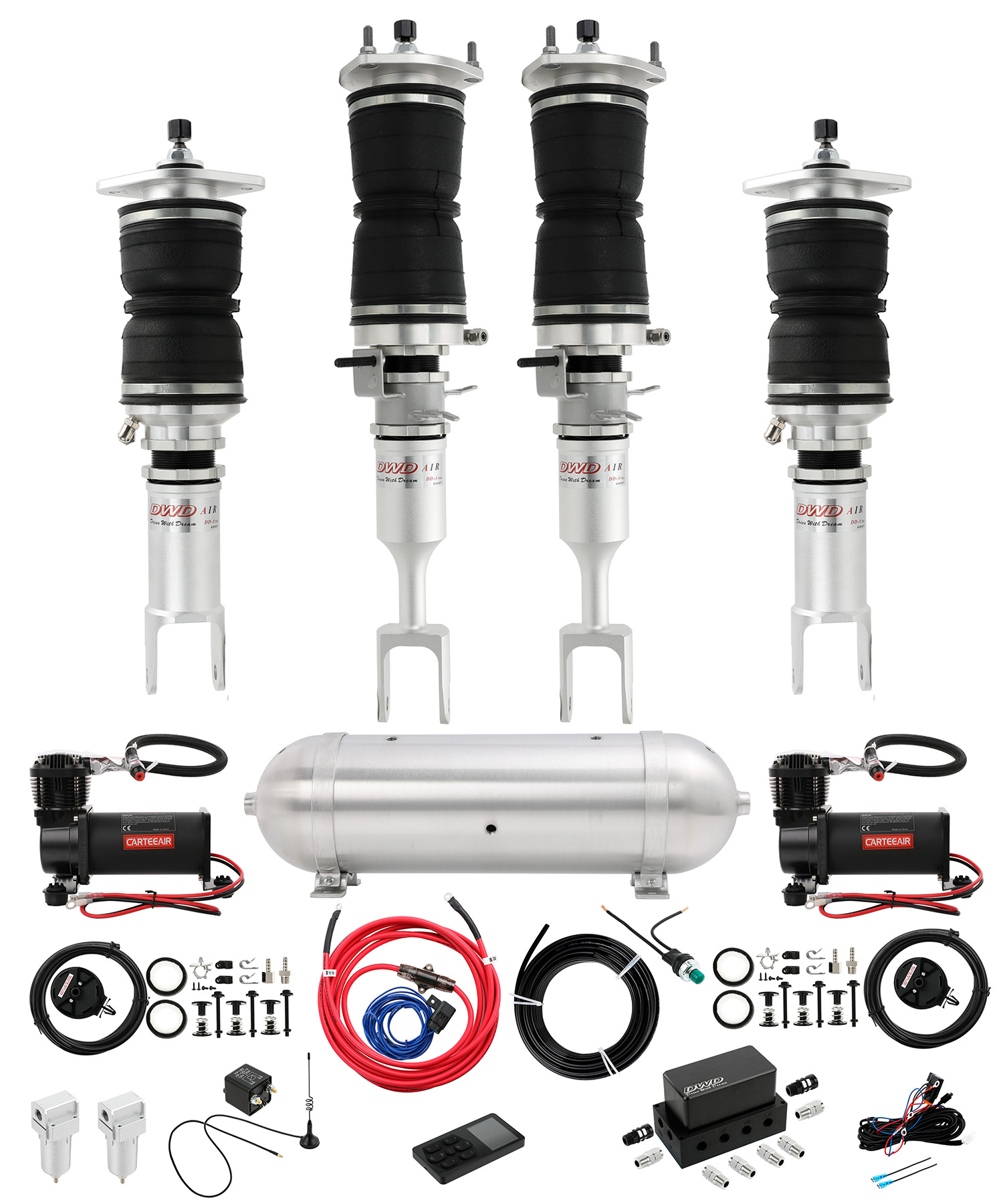 ワーバートン　3M トップ DWD Performance Car Parts - Air Suspension Kits for Nissan