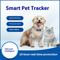 Localisateur d'animaux de compagnie étanche 4G, charge magnétique, anti-perte pour chien, traceur GPS/Beidou avec fonction de recherche par lumière et son