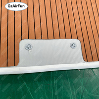 Plataforma inflable de ocio de agua de teca de PVC de alta calidad, muelle de esquí acuático, isla flotante para mantenimiento de yates, ocasión marítima