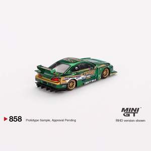 MINIGT 858 Nissan Super Silhouette S15 SILVIA Auto Model 1:64 Schaal Verzilverd Plastic Hangkaart - Product Image 3