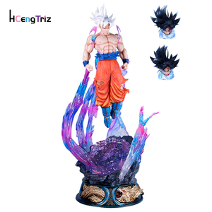 Venta al por mayor 52CM Dragon Balls DBZ Anime PVC figura Super Saiyan <span class=keywords><strong>Son</strong></span> <span class=keywords><strong>Goku</strong></span> japonés recoger estatua dibujos animados juguete muñeca <span class=keywords><strong>de</strong></span> gran tamaño - Product Image 2