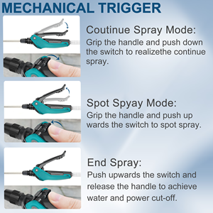 18V pin Powered hoạt động <span class=keywords><strong>16L</strong></span> công suất lớn bơm Ba lô máy phun cho vườn - Product Image 2