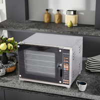 Four à pain commercial électrique 380V à 5 plateaux, contrôle numérique, four à convection avec étagère pour la cuisson