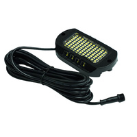 Kingshowstar 104 LED Pure White Rock Light Pods IP68 Kit d'éclairage sous châssis étanche pour camions tout-terrain