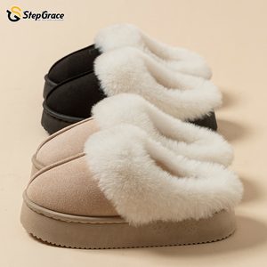 <span class=keywords><strong>Pantofole</strong></span> Invernali StepGrace <span class=keywords><strong>di</strong></span> Alta <span class=keywords><strong>Qualità</strong></span>, Calde e Antiscivolo, con Suola Spessa in PVC, Impermeabili e Resistenti all'Usura - Product Image 4