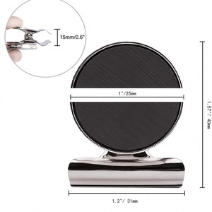 Clip magnétique <span class=keywords><strong>Bulldog</strong></span>, Clips magnétiques en ferrite pour bureau/réfrigérateur, Clips à ressort magnétiques - Product Image 3