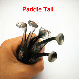 Vente en gros 5X 10cm/6.3g Kit de leurre Swim Minnows Feuille à l'intérieur des leurres de pêche <span class=keywords><strong>Minnow</strong></span> souple - Product Image 5