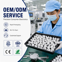 Pièces électroniques OEM, moulage par injection de plastique ABS avec production de précision et impression de logo, service de moulage par injection