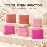 Contenant vide personnalisé de 10g pour baume à lèvres, bâton de baume, fard à joues, emballage cosmétique solide portable pour échantillon de voyage