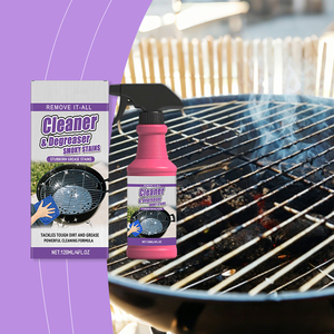 Nettoyant pour <span class=keywords><strong>barbecue</strong></span>, dégraissant puissant, dissout les dépôts de carbone, nettoie rapidement la saleté tenace, spray de nettoyage rapide - Product Image 2