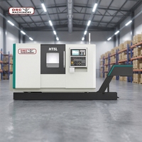 Centre de tournage CNC numérique horizontal à lit incliné de haute qualité DRC MACHINERY HT5L à double broche, moyenne capacité, 5 axes, FANUC 380V, haute performance