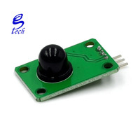 Harga Bagus Kualitas Tinggi Modul Sensor Inframerah Manusia D203S Sensor Probe Piroelektrik Saklar Sensor 011050 Lensa Hitam