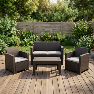 Wholesale Price PHU LINH PLW-SIENA Restaurant Furniture Set <b>Seat</b> <b>Cushion</b>-5Cm Wicker Rattan Durable High-Density <b>Foam</b> Outdoor - Product Image 4