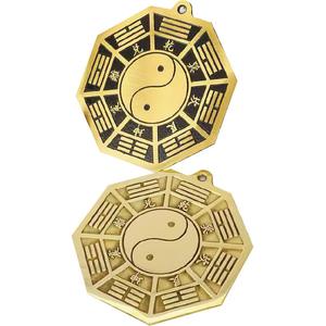 โรงงานขายส่ง: กระจก Bagua ทองเหลืองกระจก zhenzhai Bagua - Product Image 2