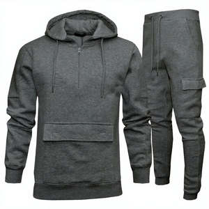Sudadera con Capucha para Hombre, Nueva Moda, Bolsillos Grandes, Lisa, para Gimnasio, Manga Larga, Alta Calidad - Product Image 1