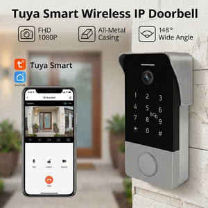 Sonnette <span class=keywords><strong>vidéo</strong></span> intelligente HIWINK avec capteur de mouvement, mot de passe, carte IC, contrôle d'accès NFC, caméra WiFi Tuya 2MP, IP65 - Product Image 5