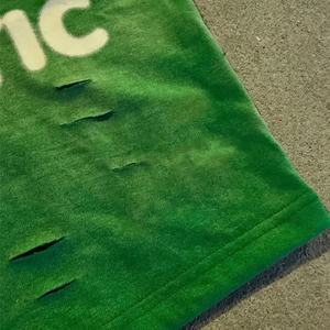 Camiseta Unisex de Alta Calidad Estilo Hip Hop Urbano, Impresión Serigráfica, 100% Algodón, Corte Holgado, Estilo Vintage Desteñido al Sol, Lavado Ácido, Recortada - Product Image 6